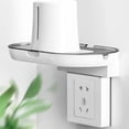 thumbnail image 3 of Wall-Mounted Phone Stand Charging Organizer Rack Space-Saving Socket Holder, 3 of 4