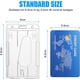 thumbnail image 2 of Porta credencial vertical, 2 porta credencial transparente, 2 tarjetas, 2 of 5