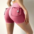 thumbnail image 1 of WILLBEST Pantalones Cortos Ajustados de Cintura Alta Para Mujer, Pantalones Deportivos A La Moda, Leggings Lisos, Pantalones Cómodos, Elásticos, Ropa Informal Para Hacer Ejercicio Mediana, 1 of 8