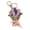 3, variant on Knitted Floral Keychain Handmade Crochet Flower Bouquet Key Rings Decoration for Backpacks Bags Charm Vehicles Interiors