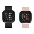 thumbnail image 1 of Fitbit Versa 2 Montre Intelligente 40mm (Noir/rose), 1 of 3