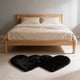 thumbnail image 4 of Heart Shape Fluffy Bathroom Rug Non-Slip Washable Carpet Mat for Bedroom Living Room Home Decor 1-Pack, 4 of 6