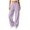 Purple, variant on XFeng Women Wide Leg Sweatpants High Waist Drawstring Casual Pants