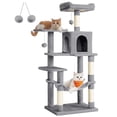 thumbnail image 1 of Torre para gatos Feandrea Cat Tree, 143 cm, con rascadores y hamaca, 1 of 9