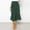Green, variant on Idoravan Women's Basic Versatile Skirt Fashion Women Print Casual Ruched Ruffles Pocket Elastic Waist Bohemian Style Skirts