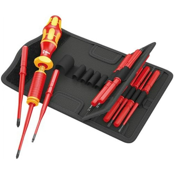 Wera 05059291001 Kraftform KompaktVDE Torque, 1.2-3.0 Nm, 15 Pieces