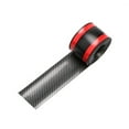 thumbnail image 3 of Soumake Car Styling Carbon Fiber Rubber Door Sill Protector Trim Strip Decor Sticker Practical, 3 of 6