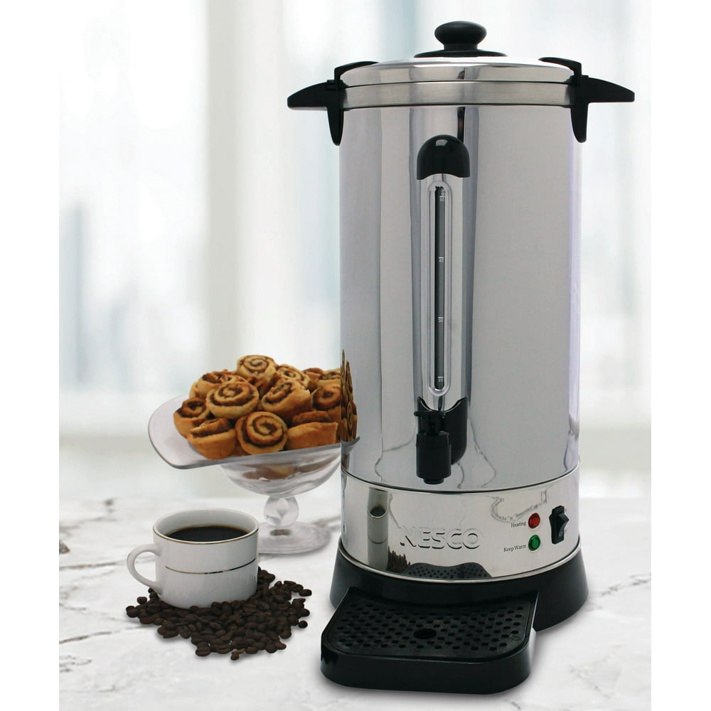 Nesco CU50, Professional Coffee Urn, 50 Cups, Stainless Steel