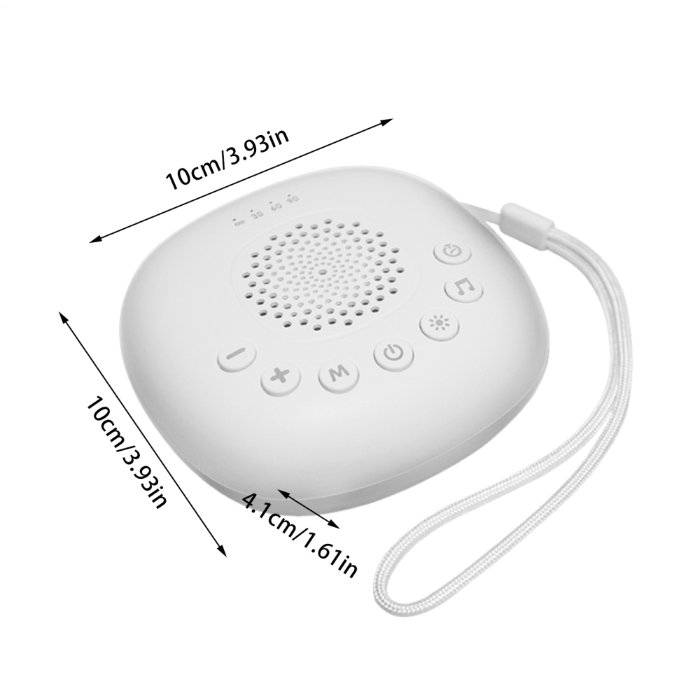 Ksruee Noise Machine Portable Sleep Calming Equipment USB Rechargeable Sleeping Aid Soother for Bedroom Nursery Travel Meditation Study Room Hospital greater