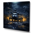 thumbnail image 2 of Designart "Silent Guardians: War Helicopter" Military Wall Art Living Room, 2 of 7