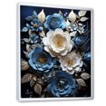 thumbnail image 2 of Designart "Moonlit Rose Serenity I" Roses Floater Framed Canvas Prints, 2 of 5