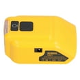 thumbnail image 1 of Adaptador de cargador de batería, convertidor, luz de trabajo LED para carga USB de 14 V a 22 V, salida de 12 V CC, DCB090 con orificio de 12 V CC, 1 of 14