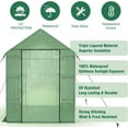 Sundale Outdoor Green House Kits to Build for Outside Winter,97 x 56 x
