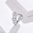 thumbnail image 5 of Ring with angel wings in sterling silver, adjustable size, 5 of 5