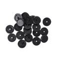 thumbnail image 2 of 10 unidades de sujetadores de hebilla de cinturón de seguridad, clips, botón de parada para Ford, negro, 11 Feliz Sencillez, 2 of 5