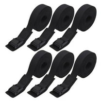 HOT! 6.6Ft Lashing Straps with Adjustable Cam Buckles Tie Down Cinch Up to 550Lbs for Packing,Cargo,Luggage 6 Pack
