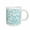 White, variant on 3drose, Soft Aqua Dots, 11oz Mug