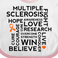 thumbnail image 4 of Inktastic Multiple Sclerosis MS Awareness Walk Boys or Girls Baby Bib, 4 of 4
