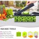 thumbnail image 3 of 16-in-1 Multifunctional Vegetable Slicer with 7 Replaceable Blades, Compatible with Kitchen Mandoline for Onions and Vegetables, 3 of 5