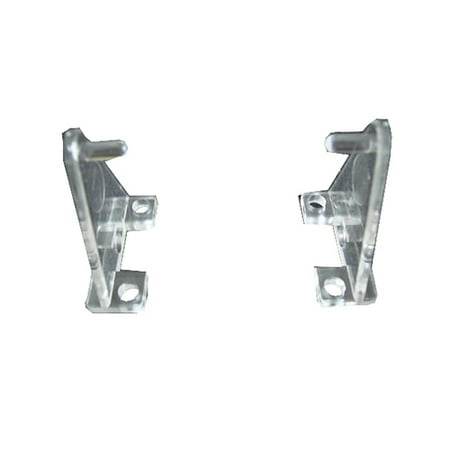 Hold Down Bracket - Hold Down Plastic Bracket For 2 inch Horizontal Blind- Pack of 2 - Clear