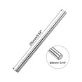 thumbnail image 2 of 8mm x 250mm 304 Stainless Steel Solid Round Rod for DIY Craft - 2Pcs, 2 of 3