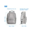 thumbnail image 3 of Deago Heavy Duty Mesh Backpack, See Through College Backpack with Padded Shoulder Straps for Commuting, Swimming, Beach, Outdoor Sports (Gray), 3 of 9