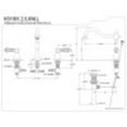 thumbnail image 3 of Kingston Brass KS1992WLL 8 in. Widespread Bathroom Faucet, Polished Brass, 3 of 3