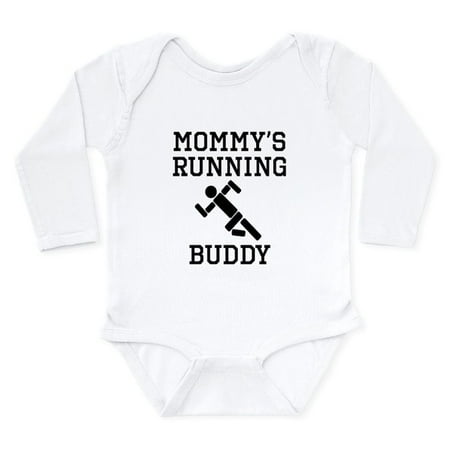 

CafePress - Mommys Running Buddy Body Suit - Long Sleeve Infant Bodysuit