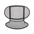 thumbnail image 5 of Kreighton Modern Outdoor Iron Club Chair, Set of 2, Matte Black, 5 of 9