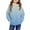 Light Blue, variant on TQWQT Girls Oversized Hoodie Size 10-12 Sweatshirts Long Sleeve Gradient Blue Hoodie Cute Hooded Pullover Hoodies Trendy Tween Girl Clothing 9-10 Years