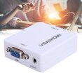 thumbnail image 4 of VGA To High Definition Multimedia Interface Converter, HD Video Conversion Box Analog  for Computer for Laptop for PC White, 4 of 7