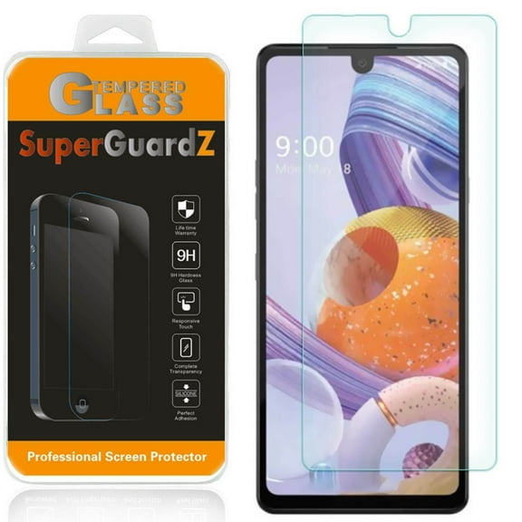[3-Pack] For LG Stylo 6 SuperGuardZ Tempered Glass Screen Protector, 9H, Anti-Scratch, Anti-Bubble, Anti-Fingerprint