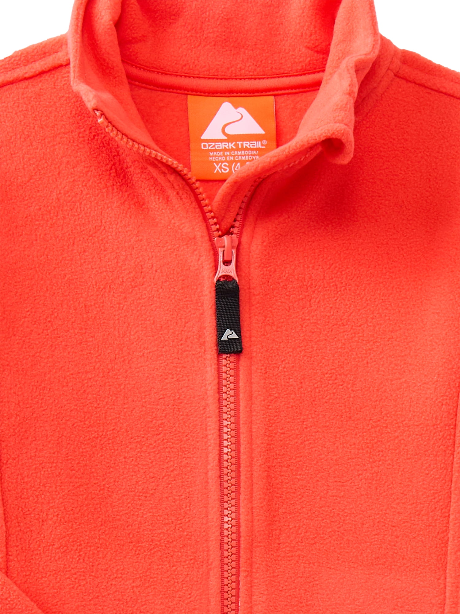 Ozark Trail Girls Fleece Jacket, Sizes 4-18