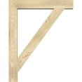 thumbnail image 3 of Ekena Millwork 4"W x 30"D x 38"H Traditional Block Rough Sawn Bracket, Douglas Fir, 3 of 25