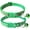 Green, variant on Minzimin 2-Pack Footprint & Reflective Cat Collar with Bell, & Dog Collars for Small Dogs. Use These Collars as Small Dog Collar.