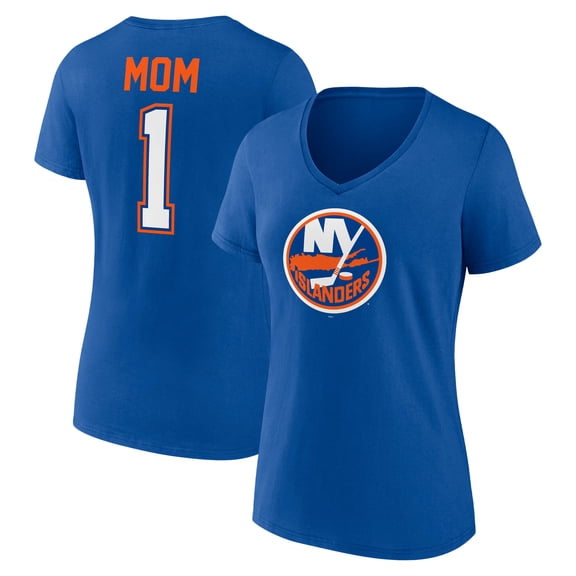 Women's Royal New York Islanders Mother's Day V-Neck T-Shirt