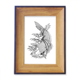 thumbnail image 1 of Swimng Tradition Chinese Fish Photo Frame Exhibition Display Art Desktop Painting, 1 of 3