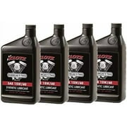 Klotz American V-Twin Synthetic Motorcycle Oil Lubricant 15W-60 for Yamaha, Victory, Indian Wet Clutch & Integrated Transmission Engine | KV-1560, 4 Quarts Pack