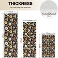 thumbnail image 4 of Black Highland Cow Flower Pattern Kitchen Rugs Sets Of 3,Kitchen Runner Rugs Non Skid Washable,Decorative Kitchen Floor Mats for Kitchen,Sink,Laundry,17"x30"+ 17"x47" + 17"x59", 4 of 6