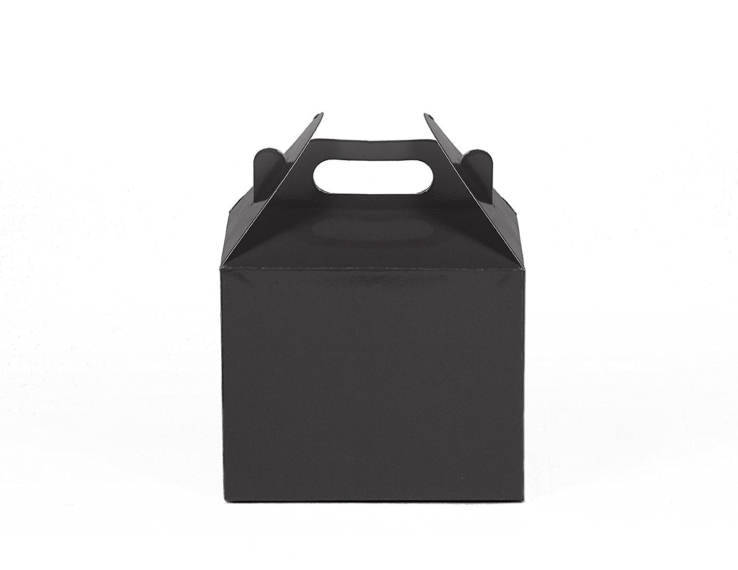 Biodegradable Kraft//Craft Favor Treat Gable Boxes 24CT Black, Small Gift Boxes 2 Dozen