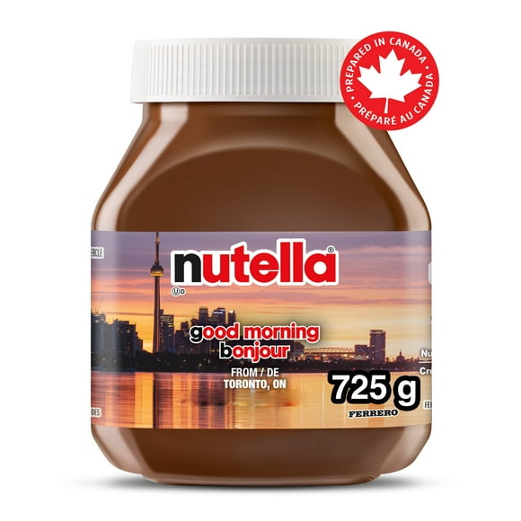 NUTELLA® Hazelnut Spread with Cocoa for Breakfast, 725g Jar