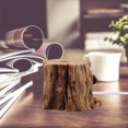thumbnail image 2 of DECHOUS Crystal Ball Wooden Base Tree Stump LED Light Table Top Display Stand Glass Stand Crystal Holder Wooden Crystal Ball Holder Lighted Display Stand Sphere Stand Office Lotus Monitor, 2 of 8