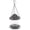 Dark Gray, variant on Darzheoy Bird Feeders for Outdoors, Retractable Hanging Squirrel Proof Wild Bird Feeders for Garden Yard Outdoor Decoration, Round Roof Design for Sun-Proof and Rainproof, Dark Gray