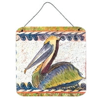 Carolines Treasures 8057DS66 Pelican Wall or Door Hanging Prints 6HX6W multicolor