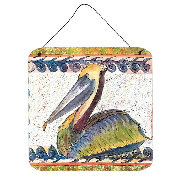 Carolines Treasures 8057DS66 Pelican Wall or Door Hanging Prints 6HX6W multicolor