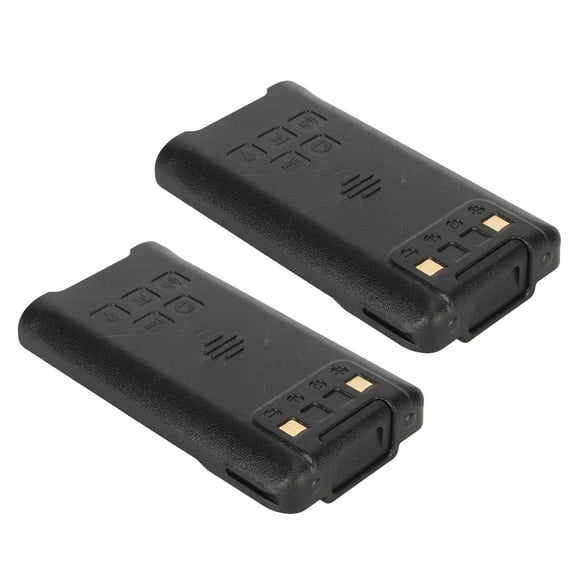 Two 2pcs Talkies Li Ion Replacement Battery 7.4V 8000mAh Replacement Two Way Radio Battery for UV 9R Plus