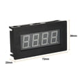 thumbnail image 3 of Digital Frequency Tachometer Car Motor Performance High Performance Performance High Impact Speed Meter RPM Measurement Red, 3 of 9