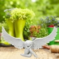 thumbnail image 2 of Vintage Resin Angel Sculpture Wing Figures 3D Embrace Statue Home Desktop Ornaments Artwork Figure Indoor or Outdoor Garden Decoration, 2 of 10