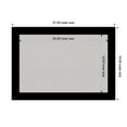 thumbnail image 3 of Amanti Art Grey Cork Board Framed Brushed Black Bulletin Board 27 in. x 19 in., 3 of 7