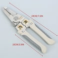 thumbnail image 3 of Kokovifyves Home Items Clearance Sale Multifunctional Wire Stripper Mouth 7 Inch Mouth Pliers Cutting Wire Stripping Pliers Electrician Cable Stripping Pliers, 3 of 9